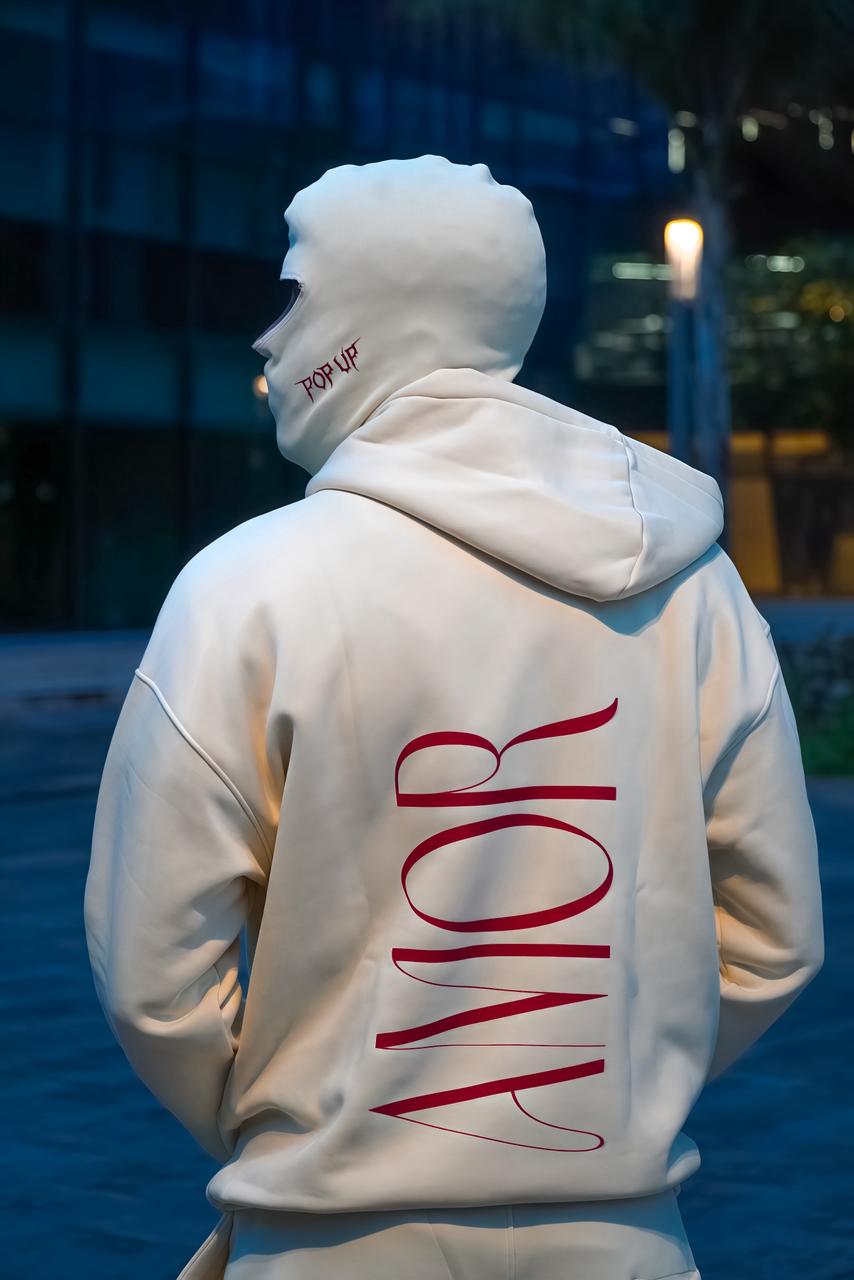 Ensemble hoodie crème – POPUP