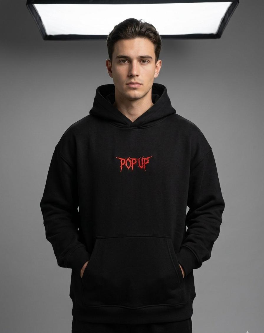 Ensemble hoodie Noir – POPUP