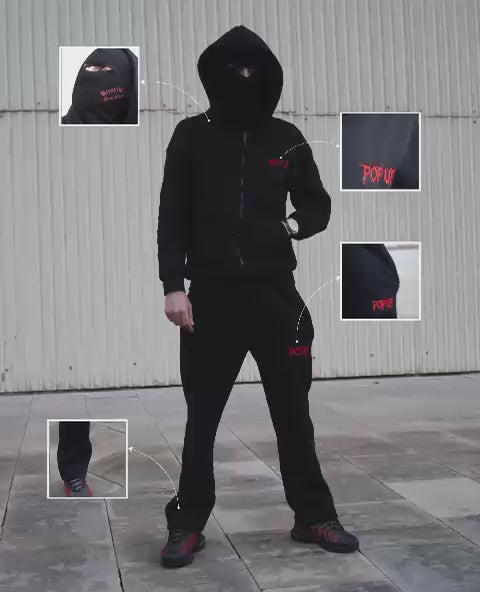 Ensemble streetwear Noir - POPUP -